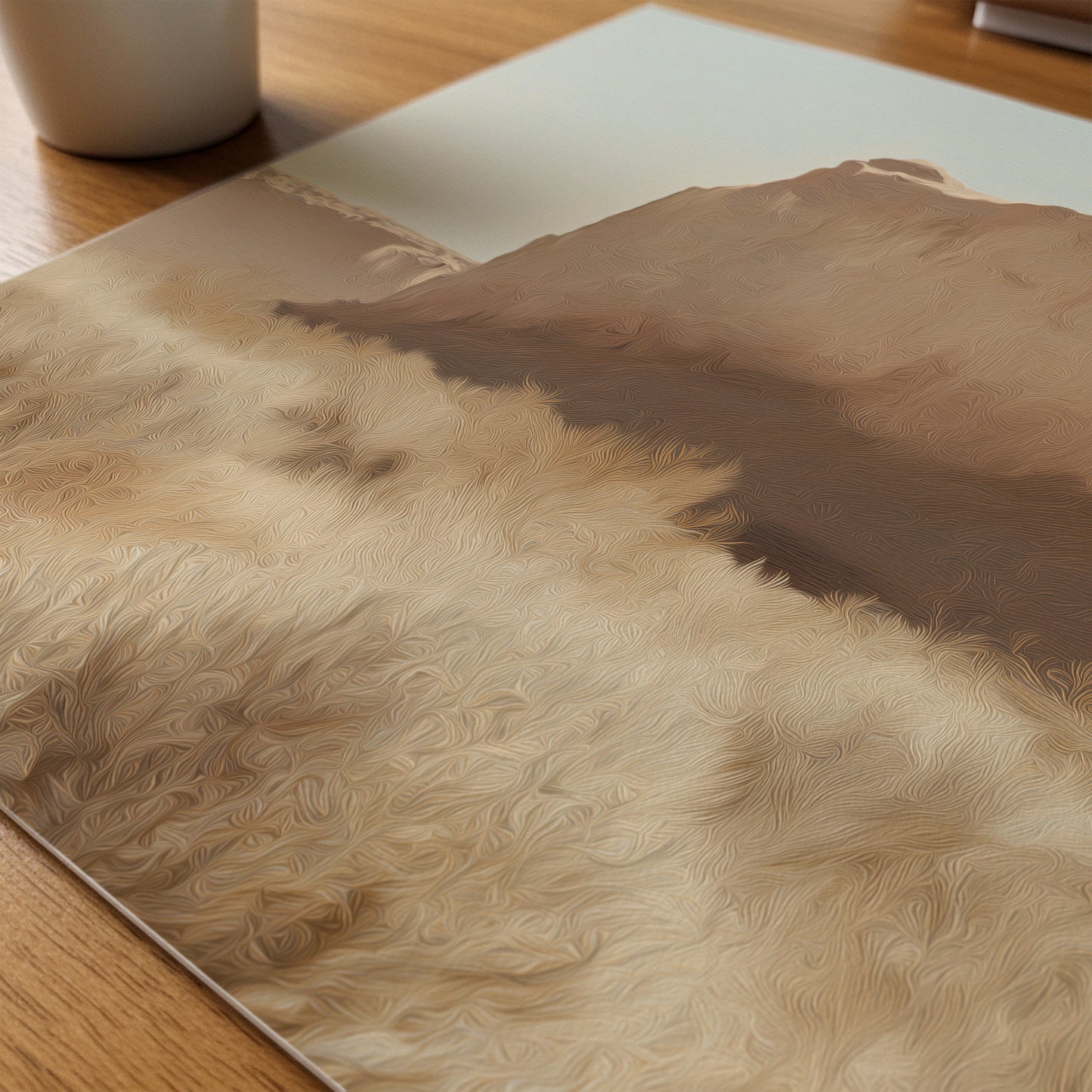 Rustic Desert Cliff Canvas Print