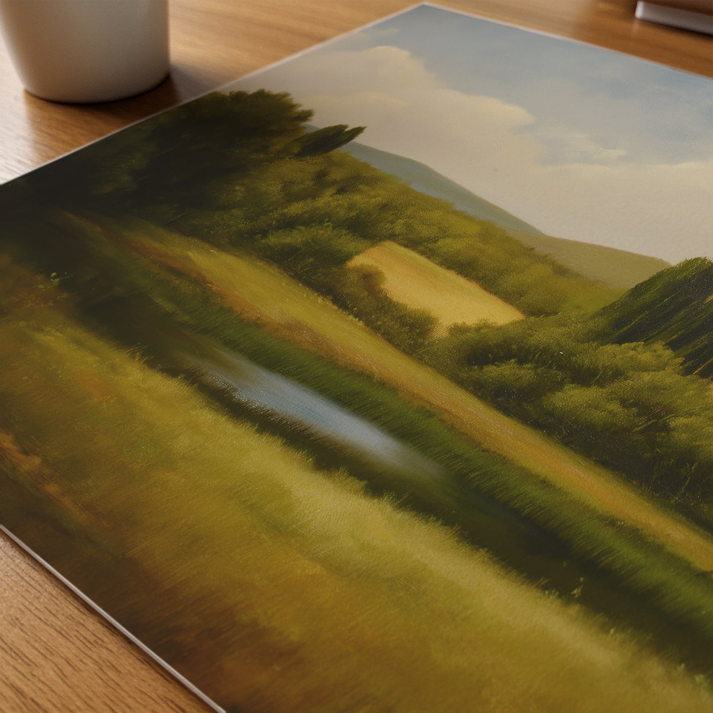 Tranquil Countryside Landscape Canvas Wall Art