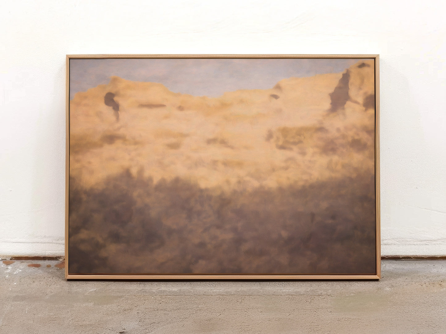 Abstract Desert Landscape Canvas: Premium Wall Art
