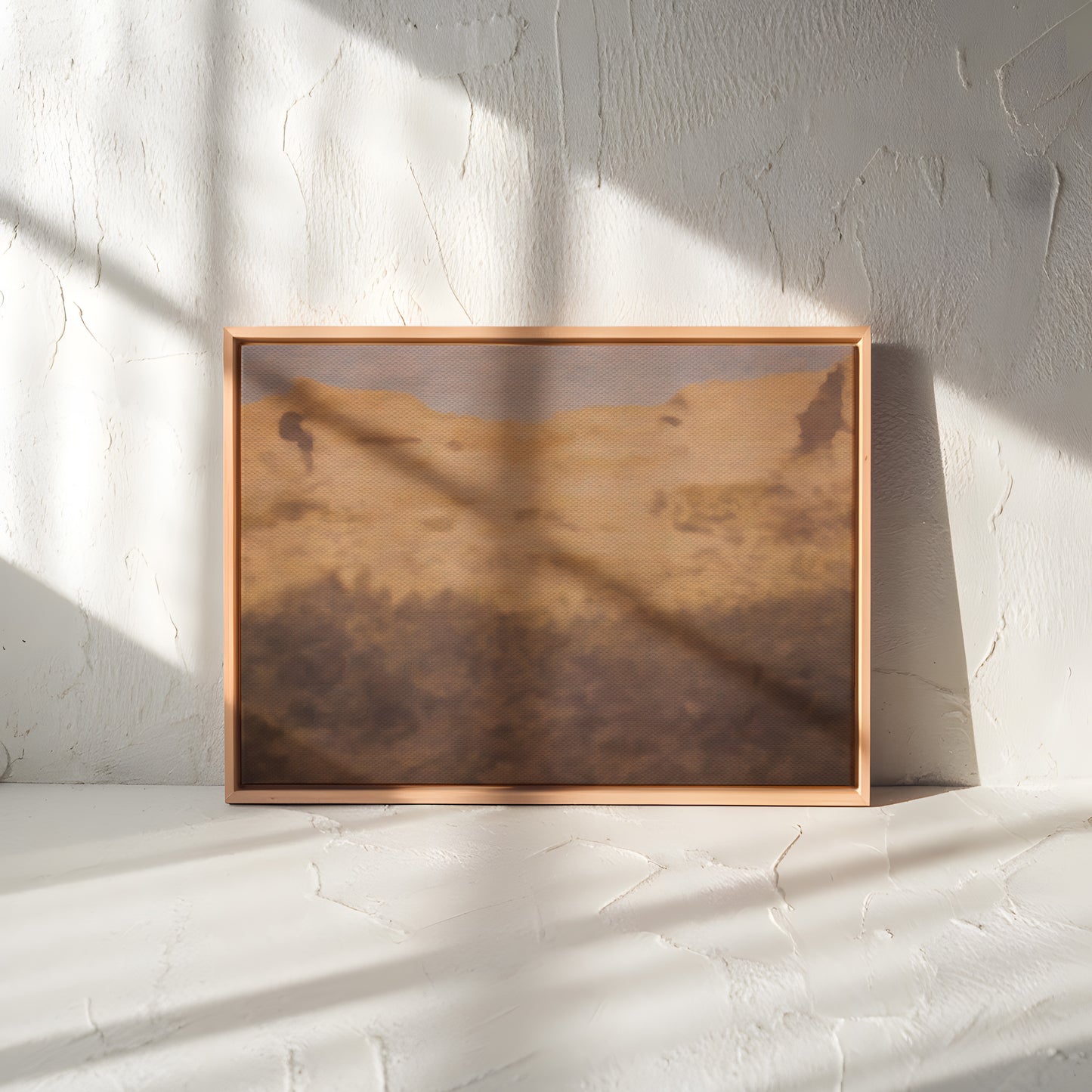 Rustic Desert Landscape Horizontal Canvas Print